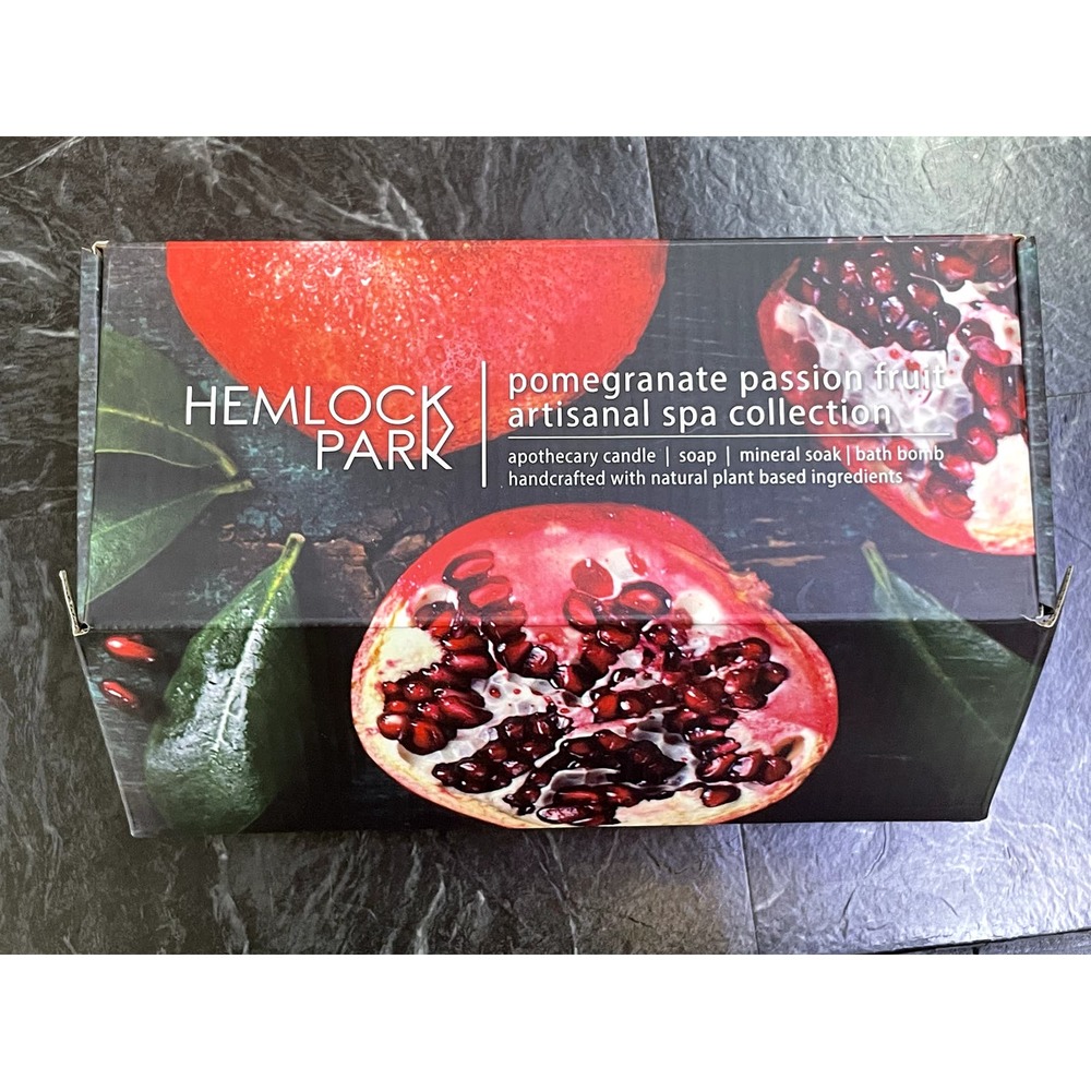 Pomegranate Passion Fruit  Artisanal Spa Gift Box
